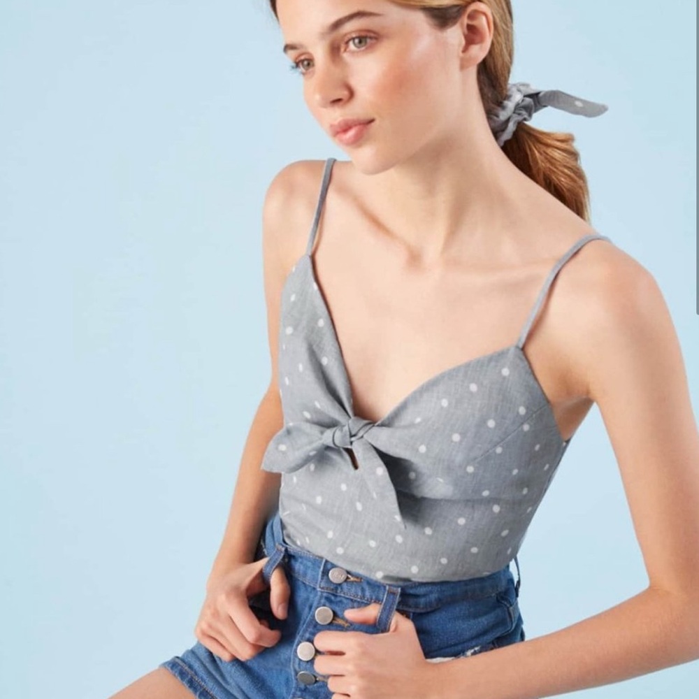 Reformation Strawberry Top in Dewdrop